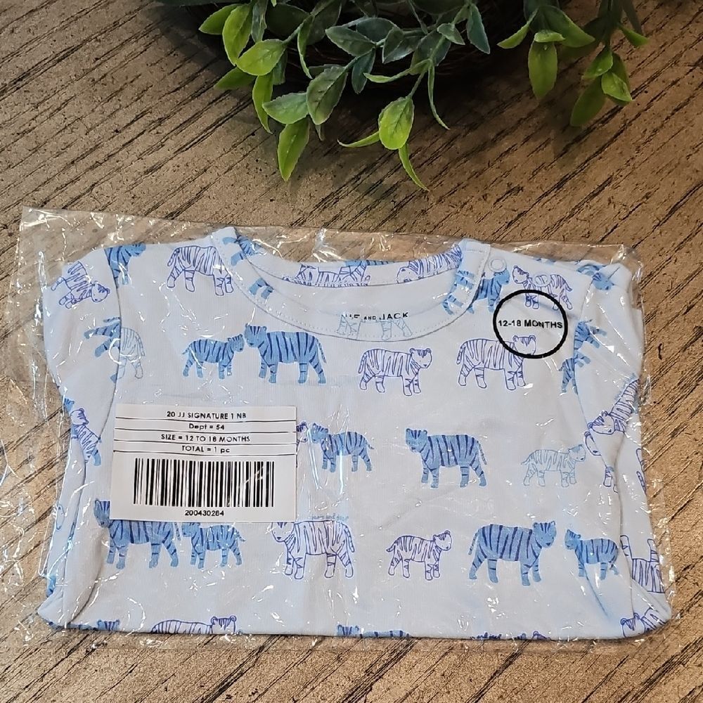 Janie And Jack Onsie Size 12-18 Months NWT
